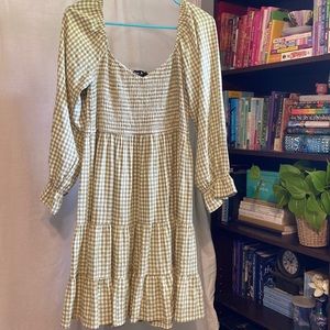 Green Gingham Dress